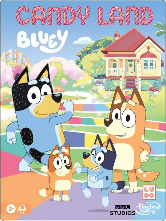 Candy Land: Bluey Edition — Preschool Family Board Game